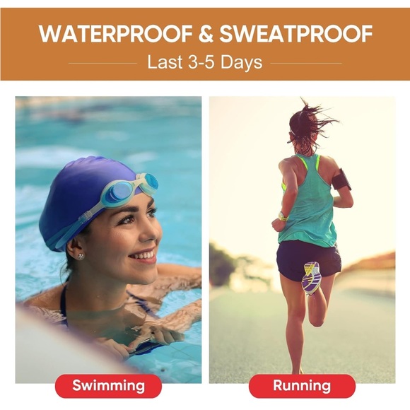 NEW pkg COVERS TATTOOS EVEN ON THE HARD-TO-COVER AREAS TEMPORARY TATTOO COVER - Picture 5 of 15